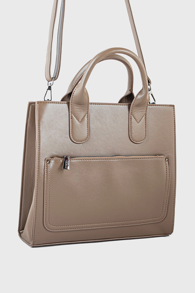Top Handle Hand Bags BH0078-Brown