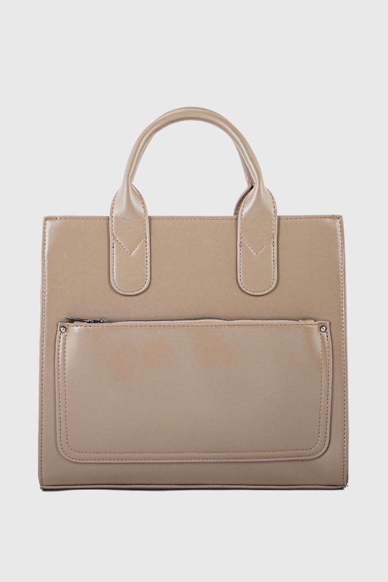 Top Handle Hand Bags BH0078-Brown