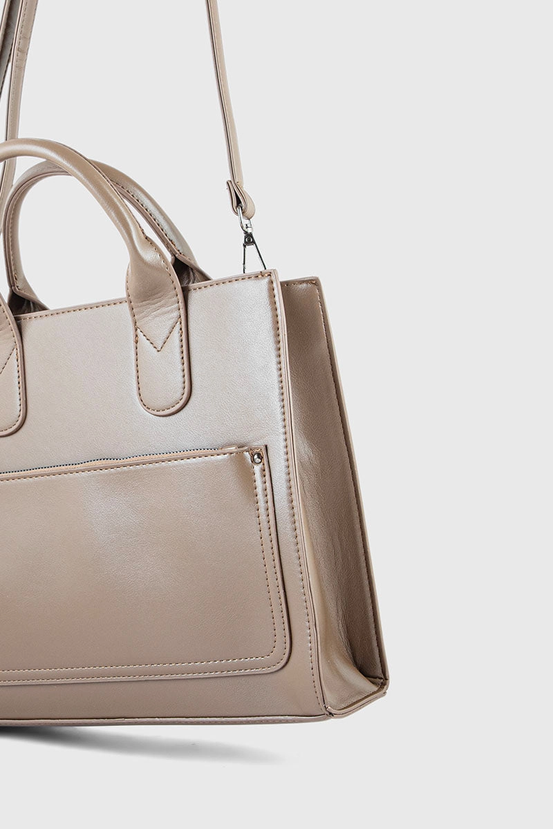 Top Handle Hand Bags BH0078-Brown