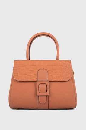 Top Handle Hand Bags BH0089-Tan