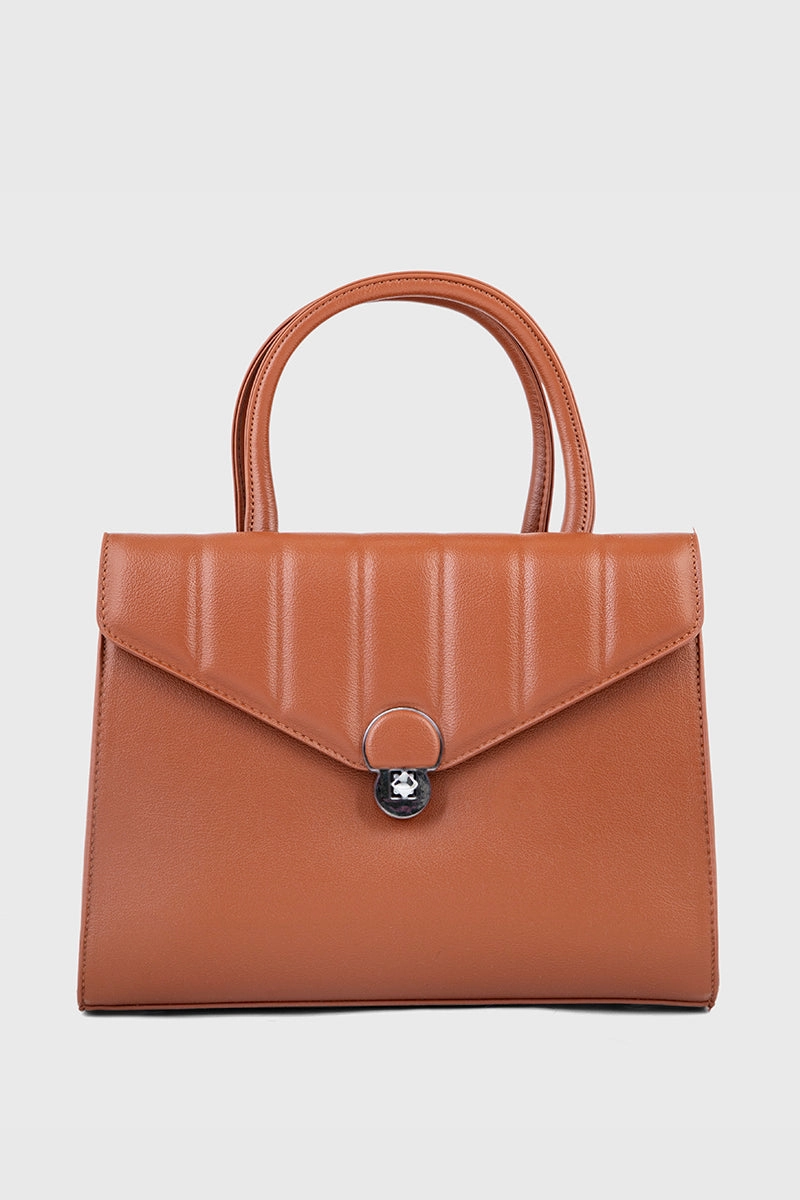 Top Handle Hand Bags BH0095-Tan