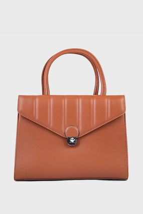 Top Handle Hand Bags BH0095-Tan