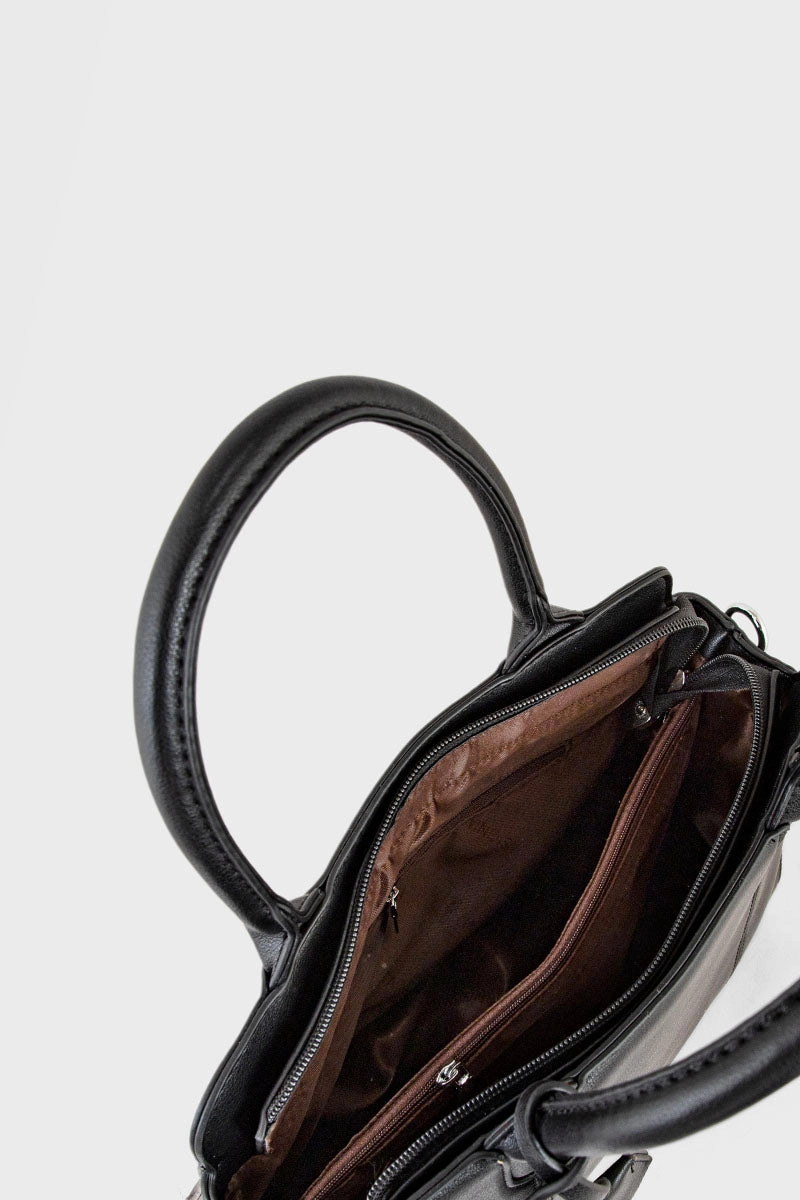 Top Handle Hand Bags BH0098-Black