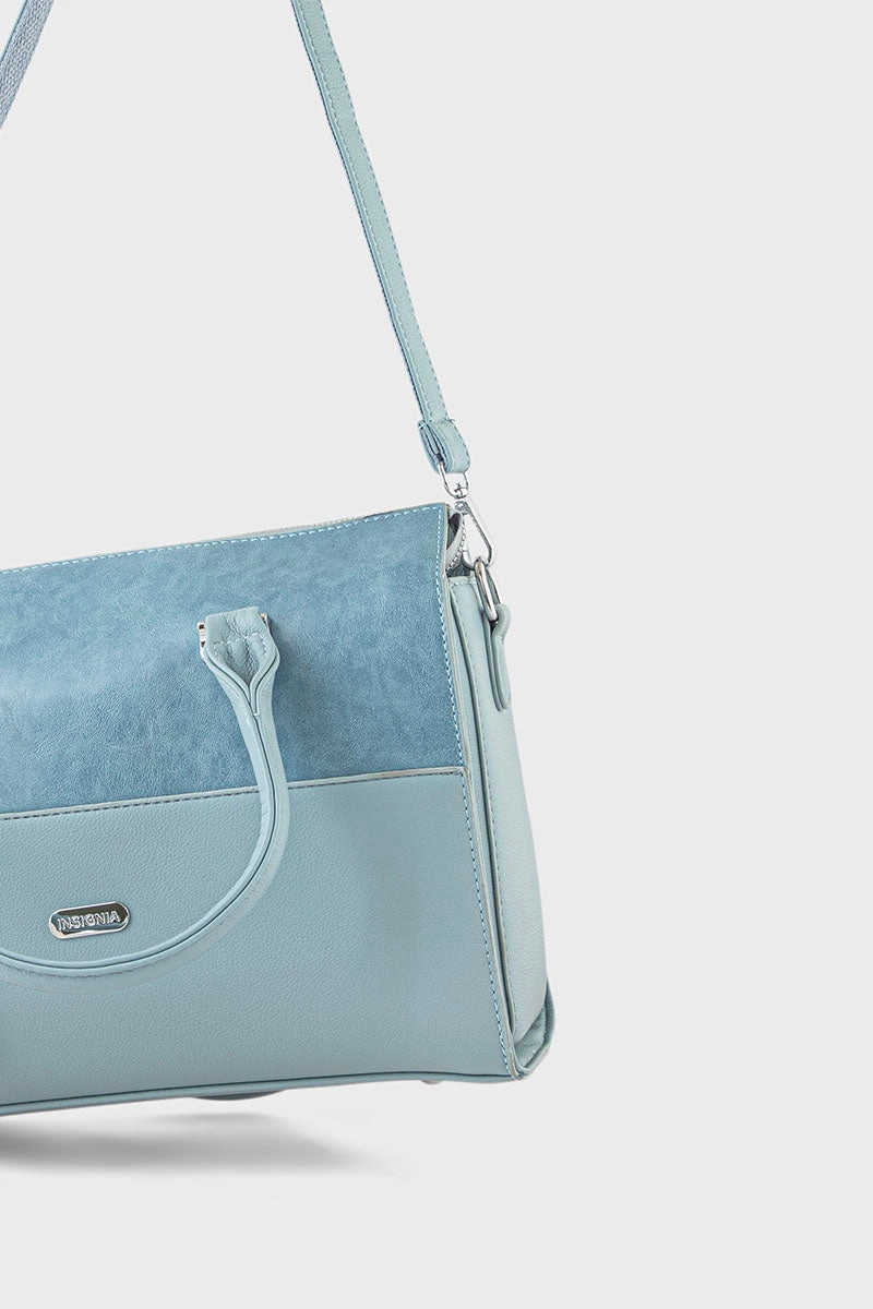 Top Handle Hand Bags BH0105-Light Blue