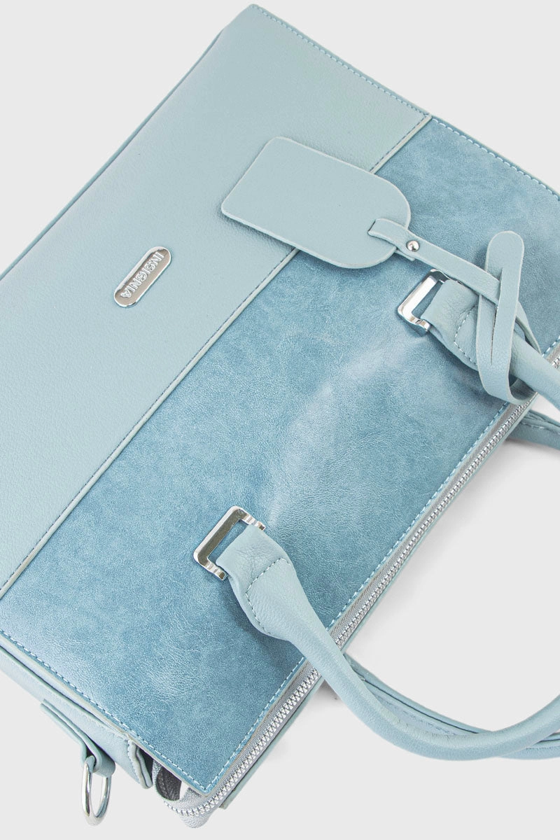 Top Handle Hand Bags BH0105-Light Blue