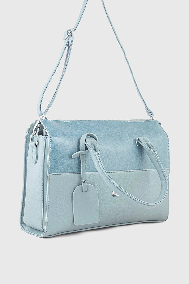 Top Handle Hand Bags BH0105-Light Blue