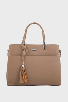 Top Handle Hand Bags BH0107-Dark Beige