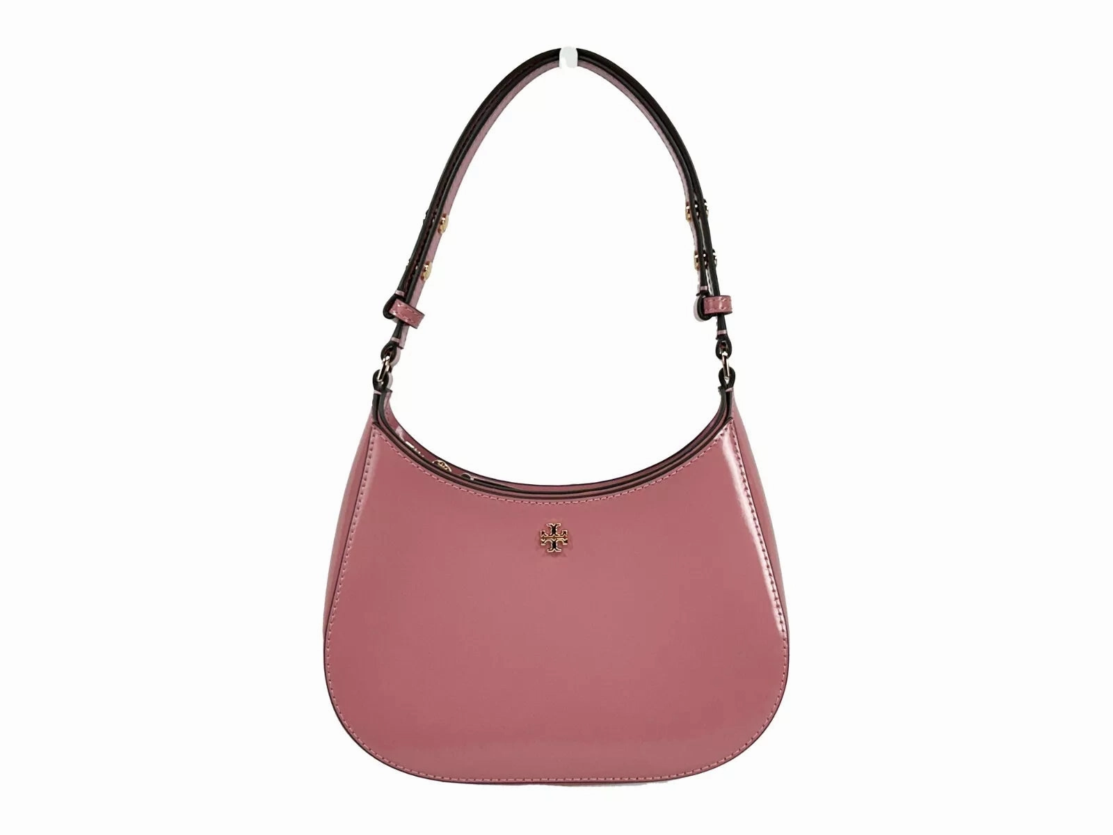 Tory Burch Patent Emerson Small Shoulder Bag Purse Pink