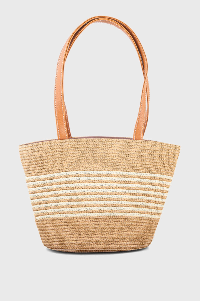 Tote Hand Bags BS2082-Beige