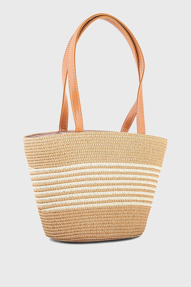 Tote Hand Bags BS2082-Beige