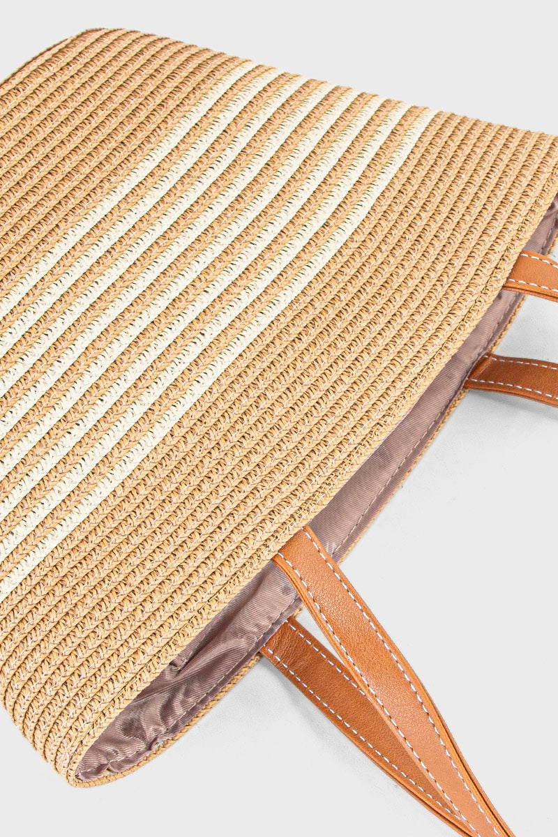 Tote Hand Bags BS2082-Beige