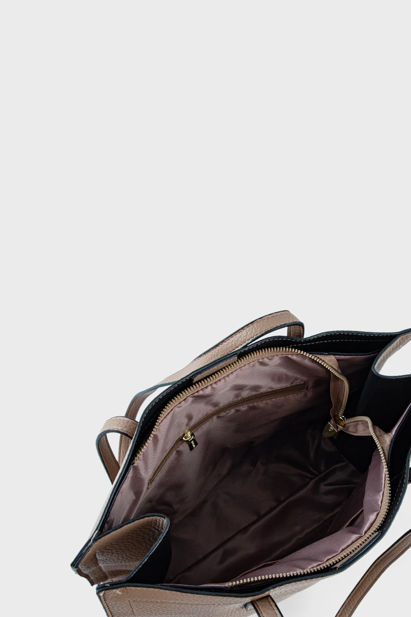 Tote Hand Bags BS2085-Brown