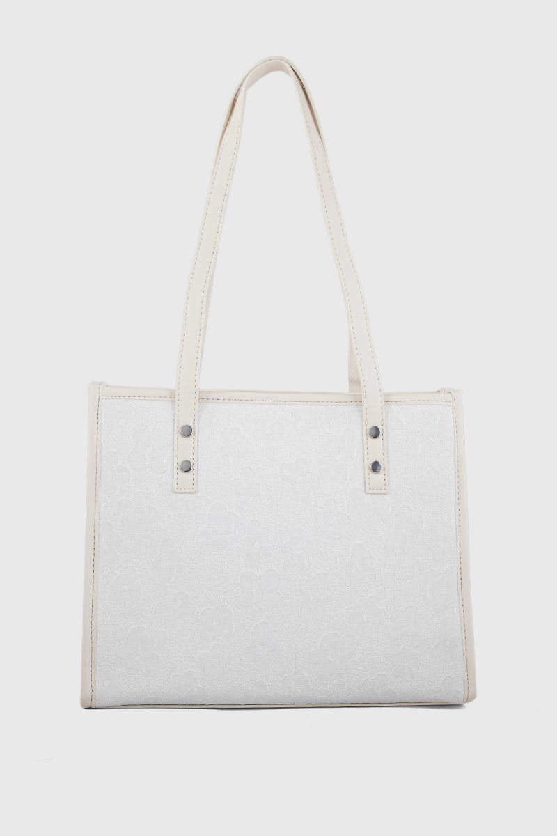 Tote Hand Bags BS2106-White