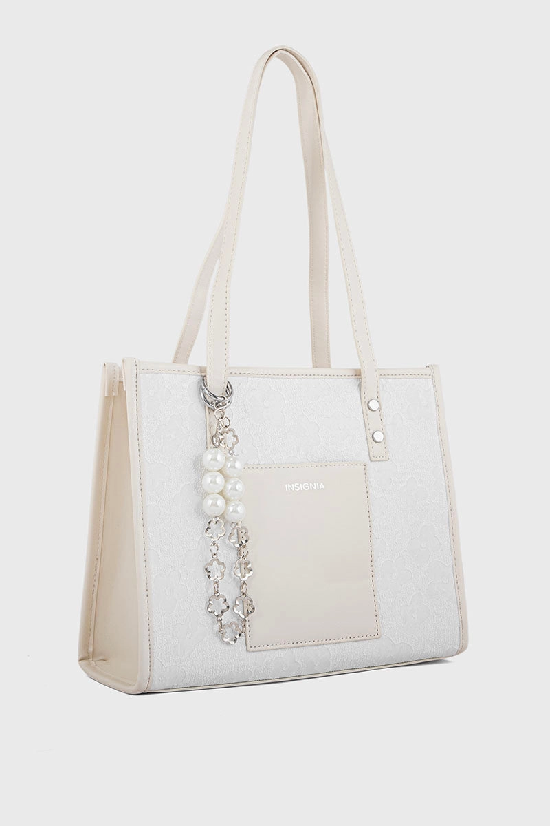 Tote Hand Bags BS2106-White
