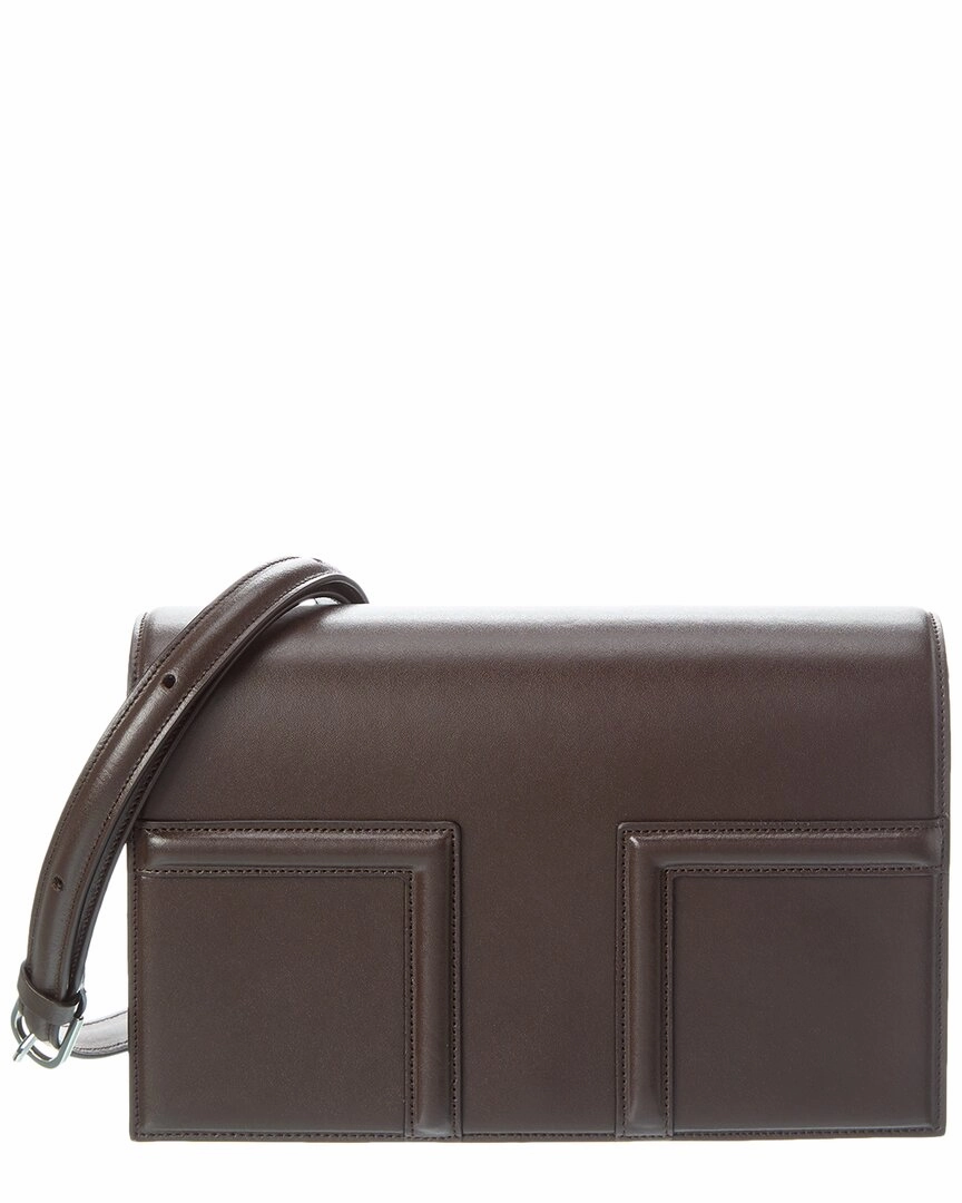 TOTEME T-Flap Leather Shoulder Bag