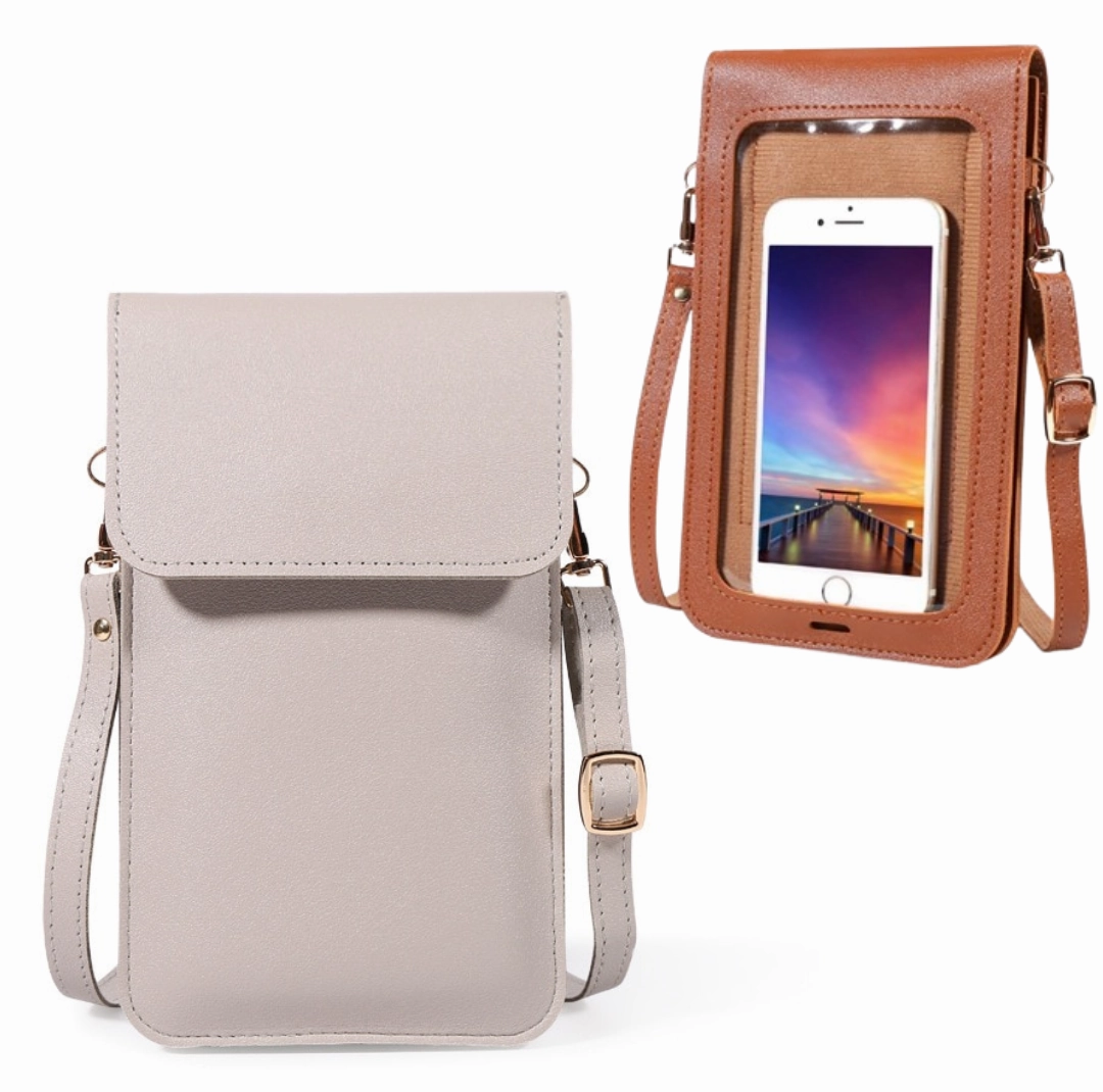 Touch Screen Ladies Cell Phone Wallet PU Leather 560-3