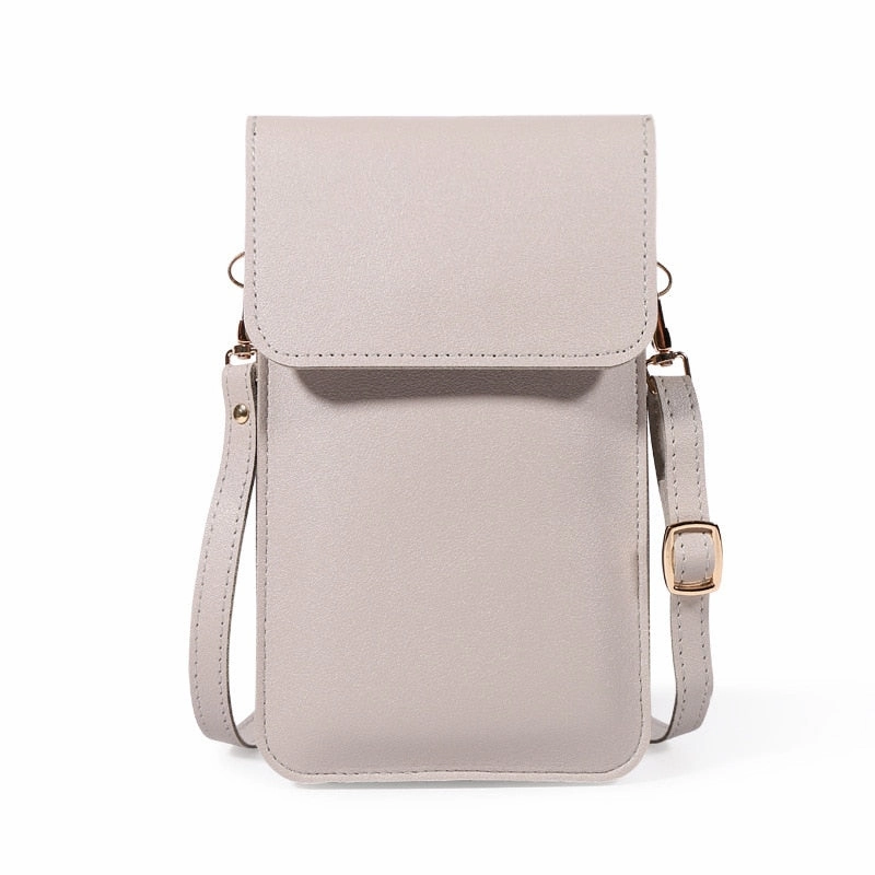 Touch Screen Ladies Cell Phone Wallet PU Leather 560-3