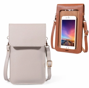 Touch Screen Ladies Cell Phone Wallet PU Leather 560-3