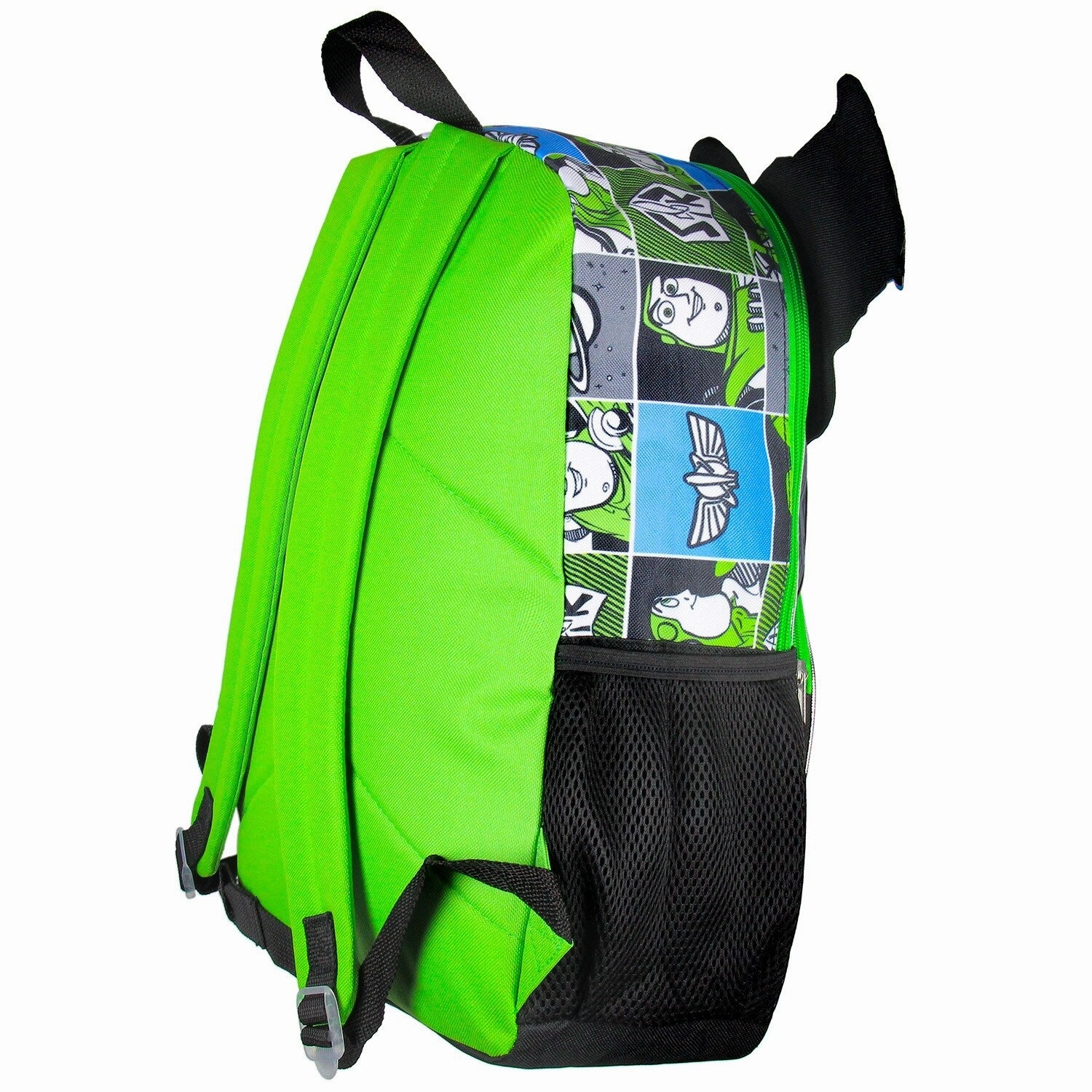 Toy Story Buzz Lightyear Die Cut 3D Character Design 16" Backpack - One Size