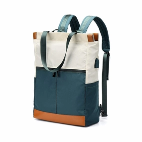 Travel Business Bookbag Tote Daypack Convertible Backpack