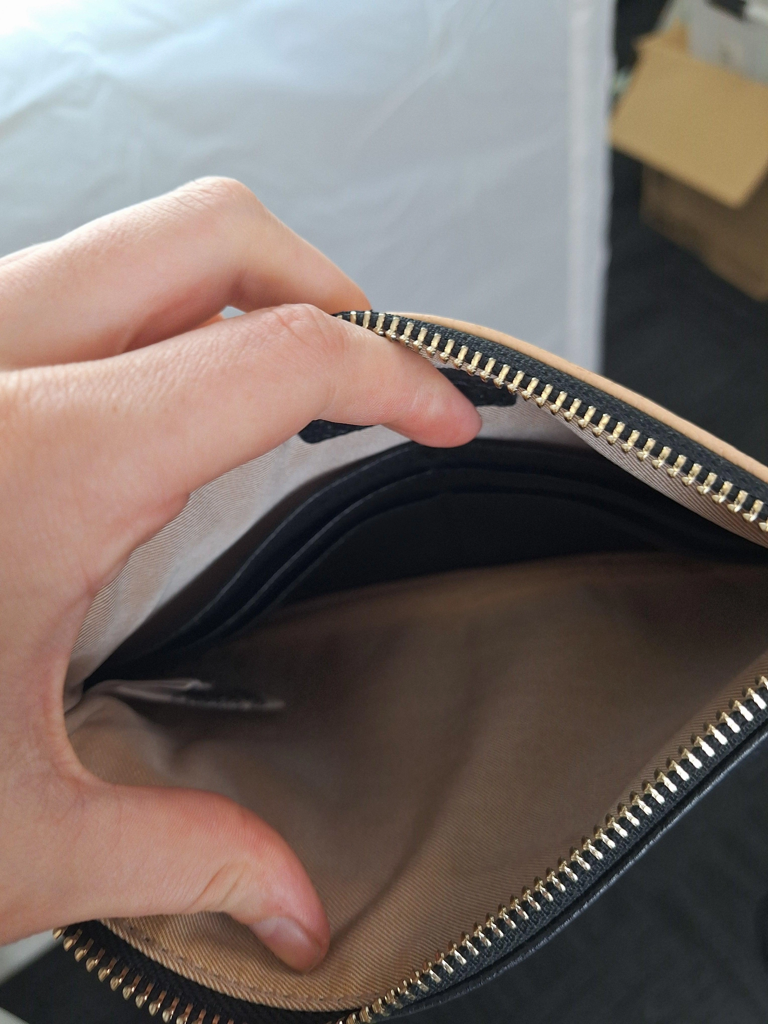 Trenery Essential Tonal Leather Wristlet