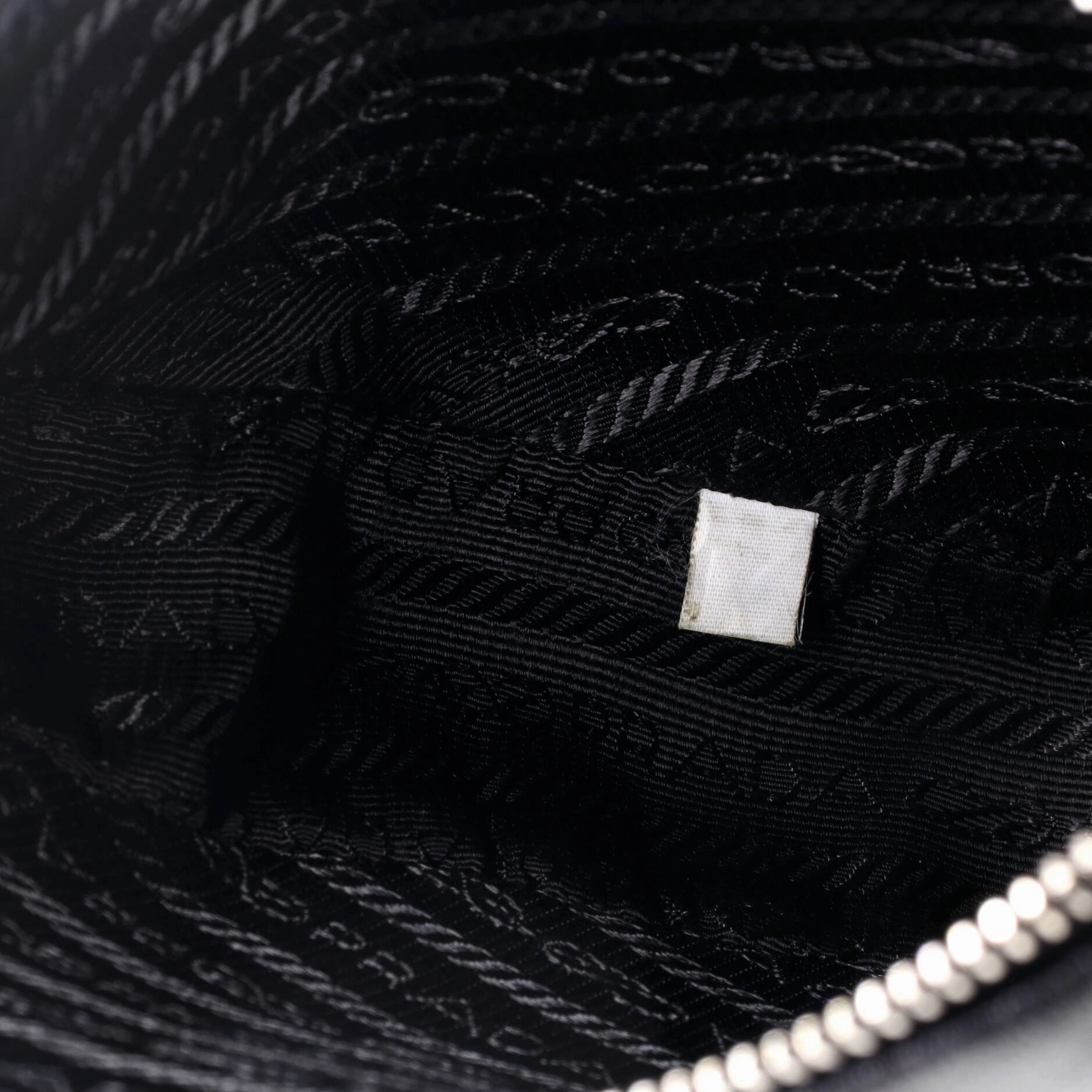 Triangle Logo Zip Crossbody Bag Embossed Grace Lux Small