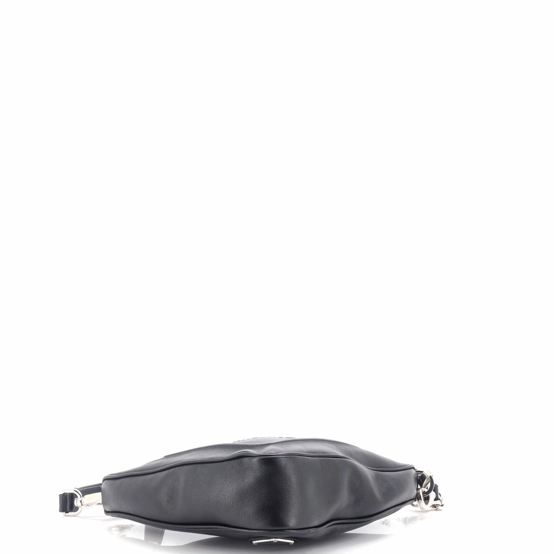 Triangle Logo Zip Crossbody Bag Embossed Grace Lux Small
