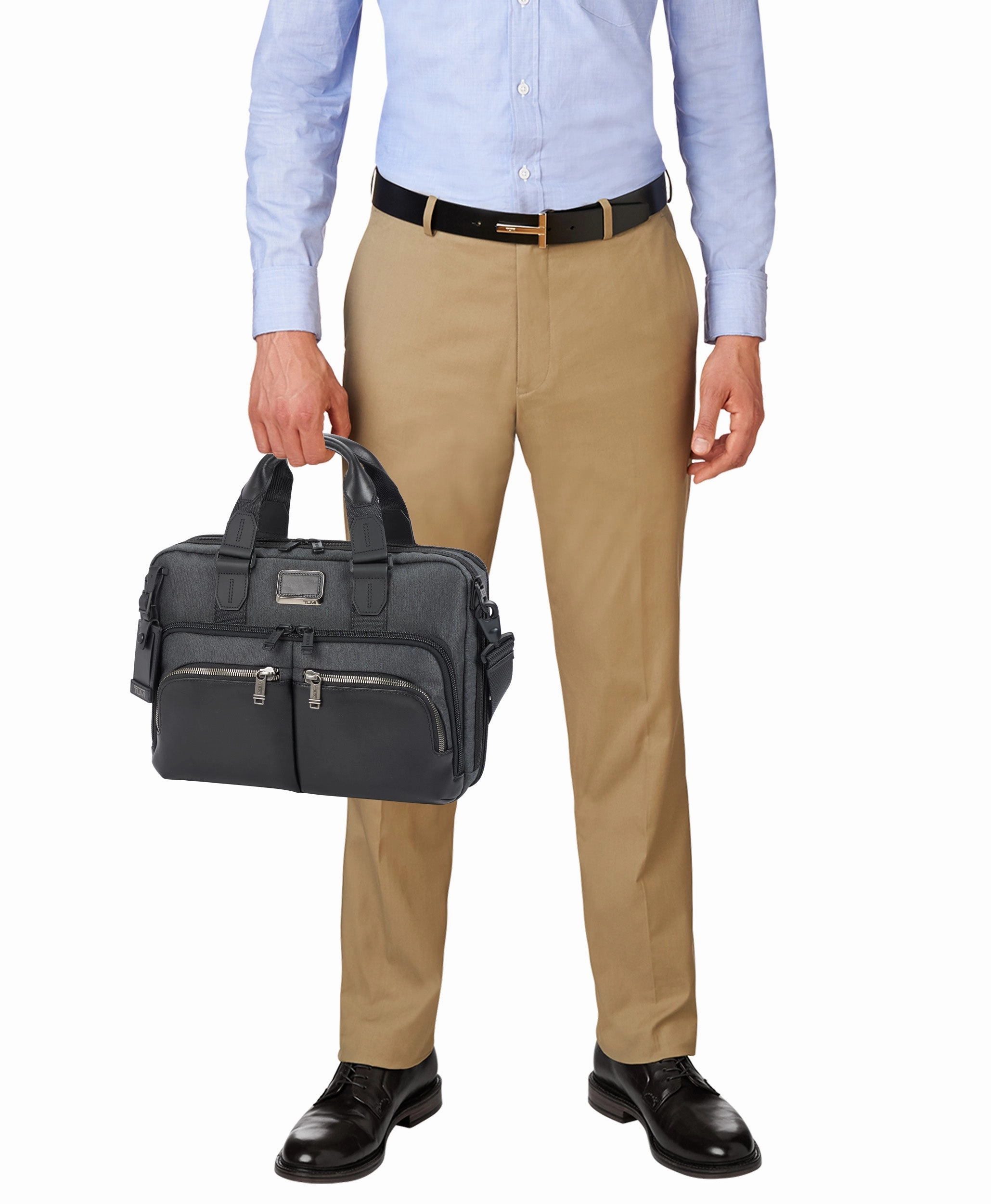 TUMI Alpha Bravo Albany Slim Commuter Briefcase