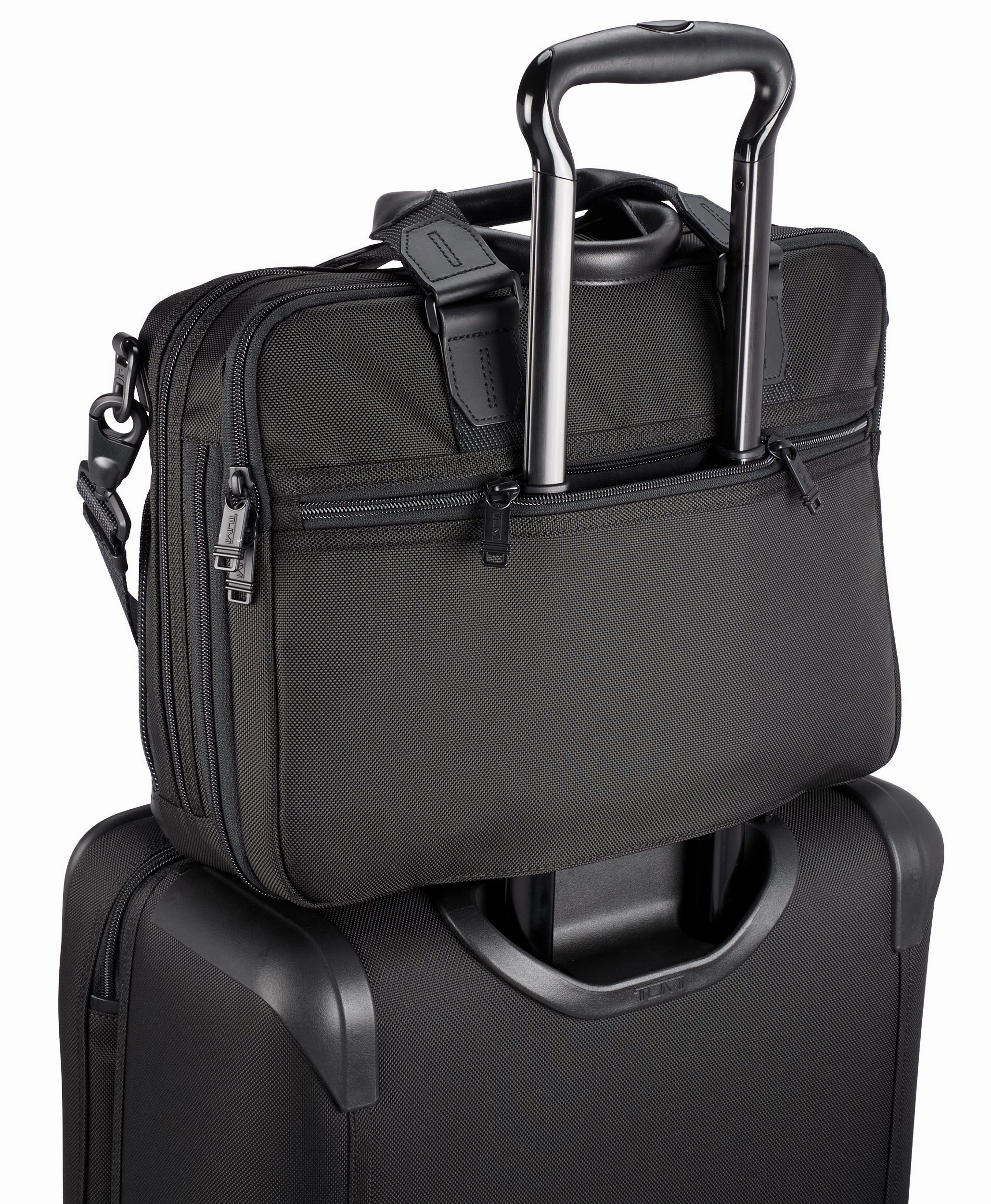 TUMI Alpha Bravo Albany Slim Commuter Briefcase