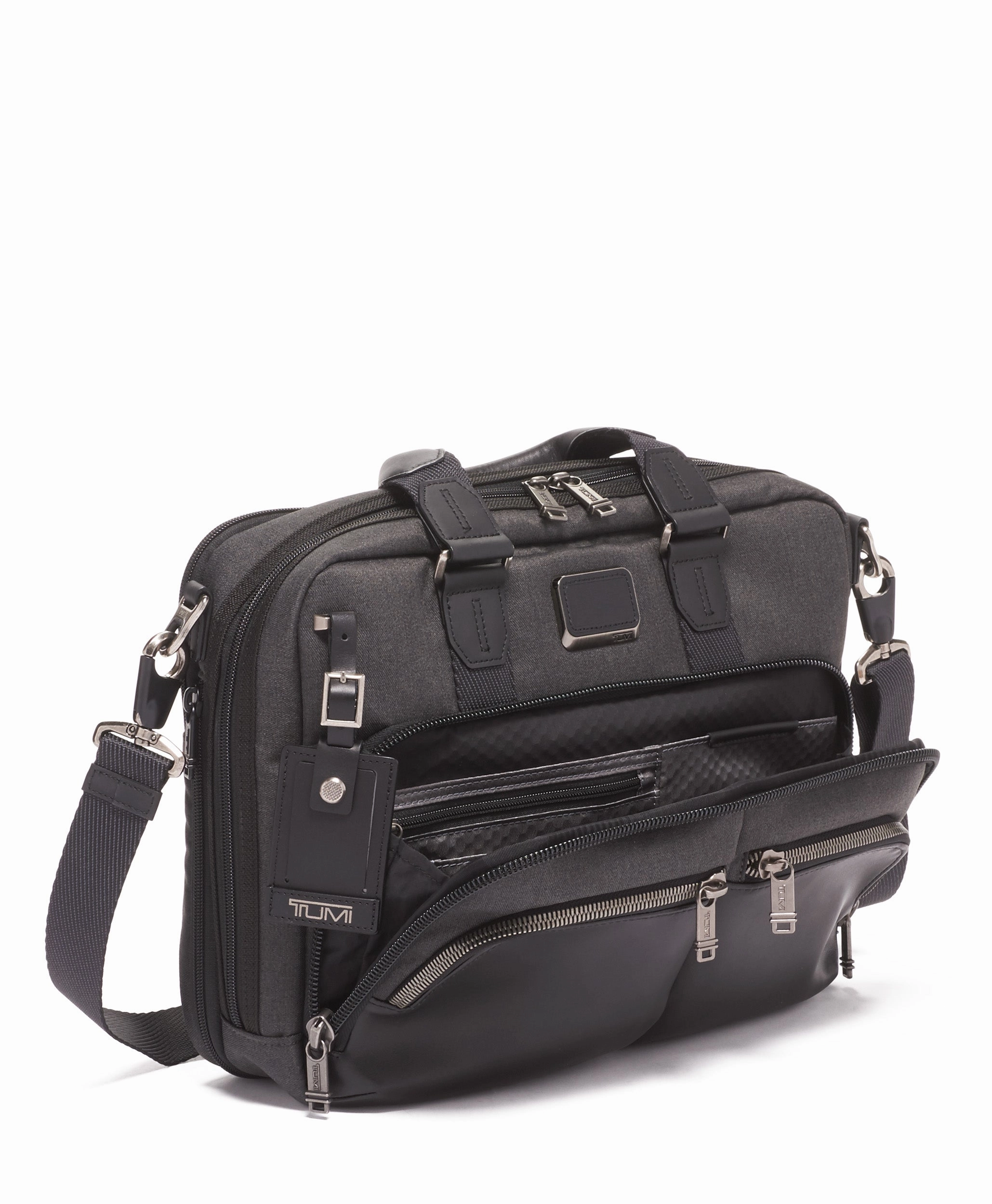 TUMI Alpha Bravo Albany Slim Commuter Briefcase