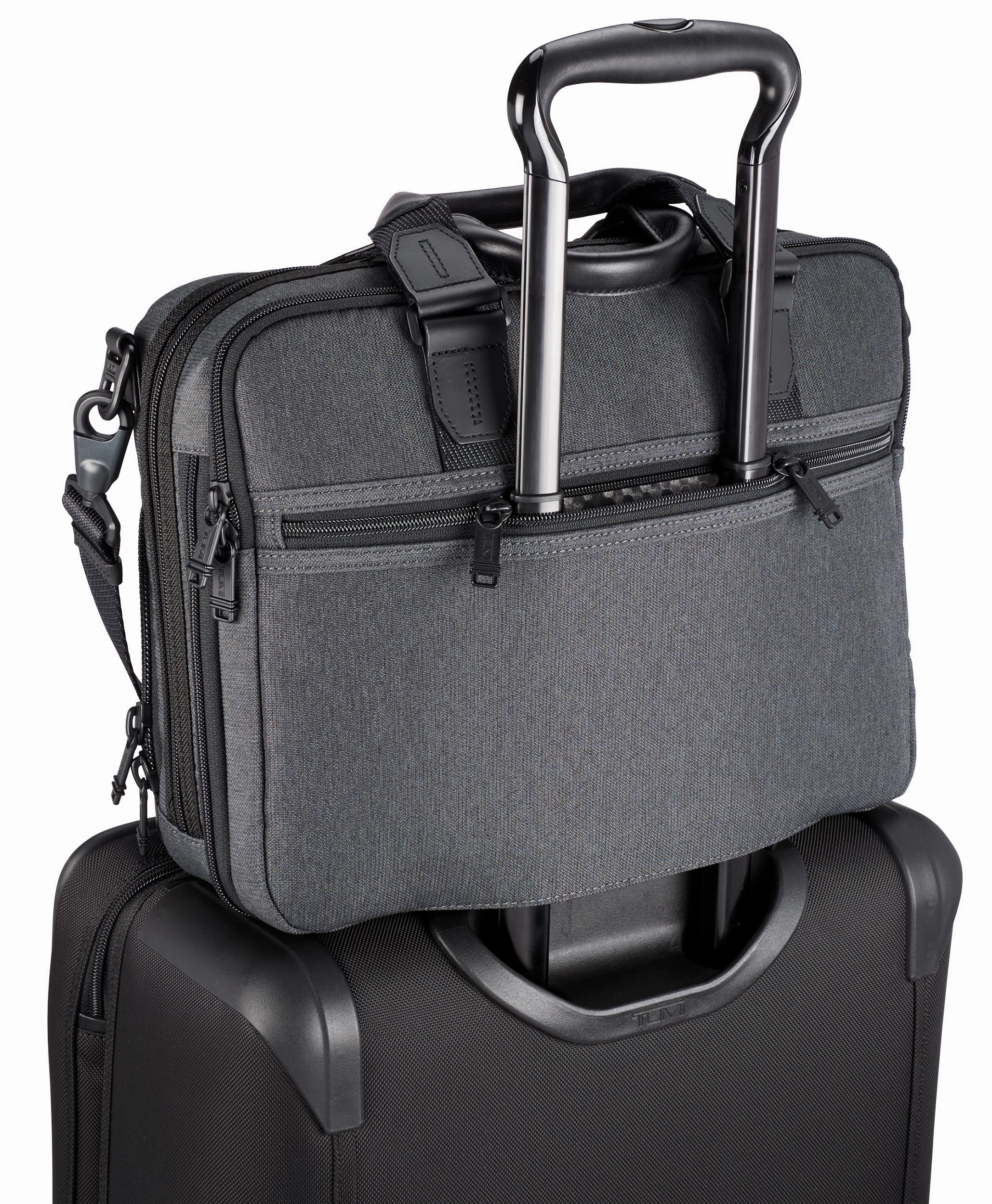TUMI Alpha Bravo Albany Slim Commuter Briefcase