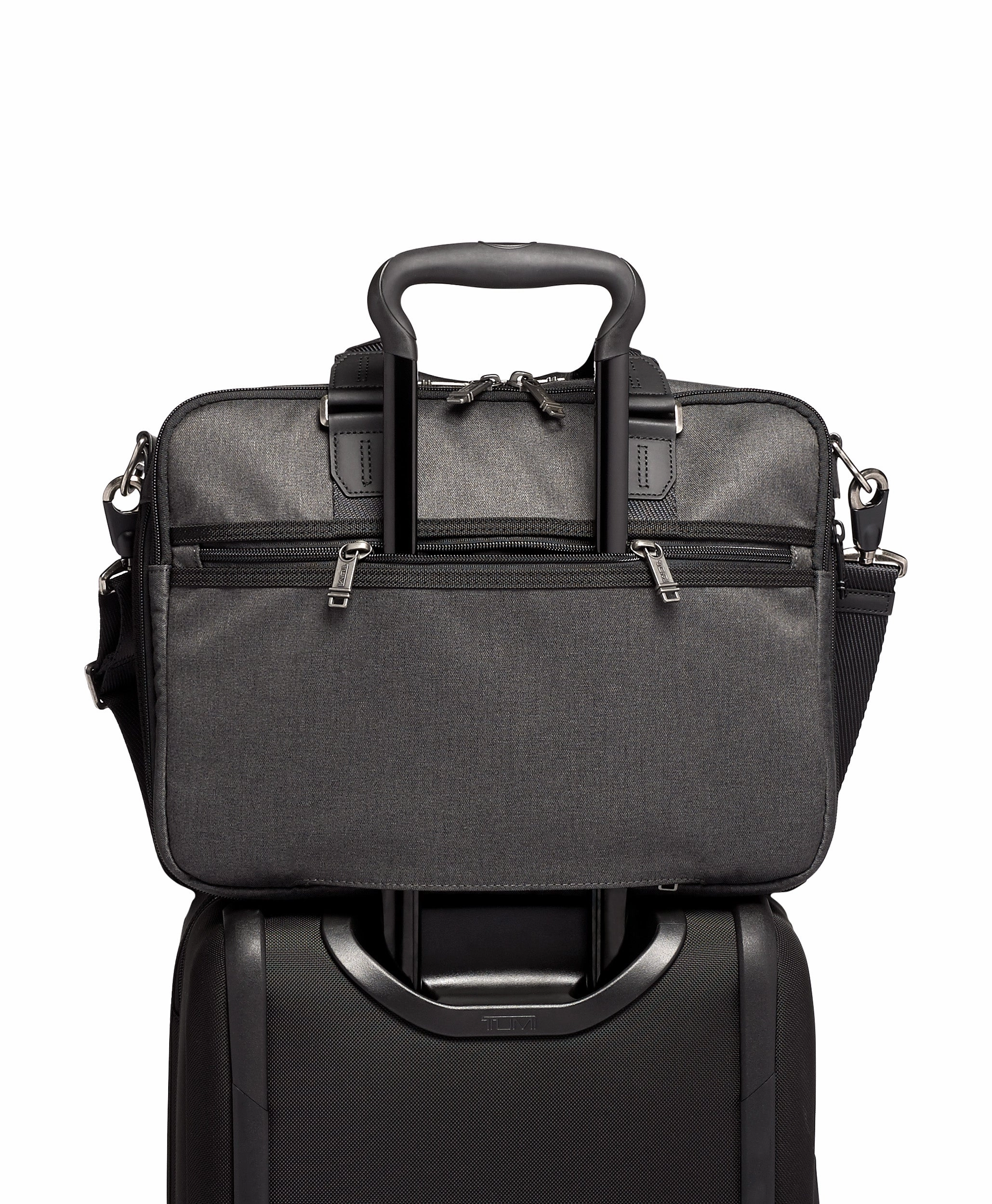 TUMI Alpha Bravo Albany Slim Commuter Briefcase