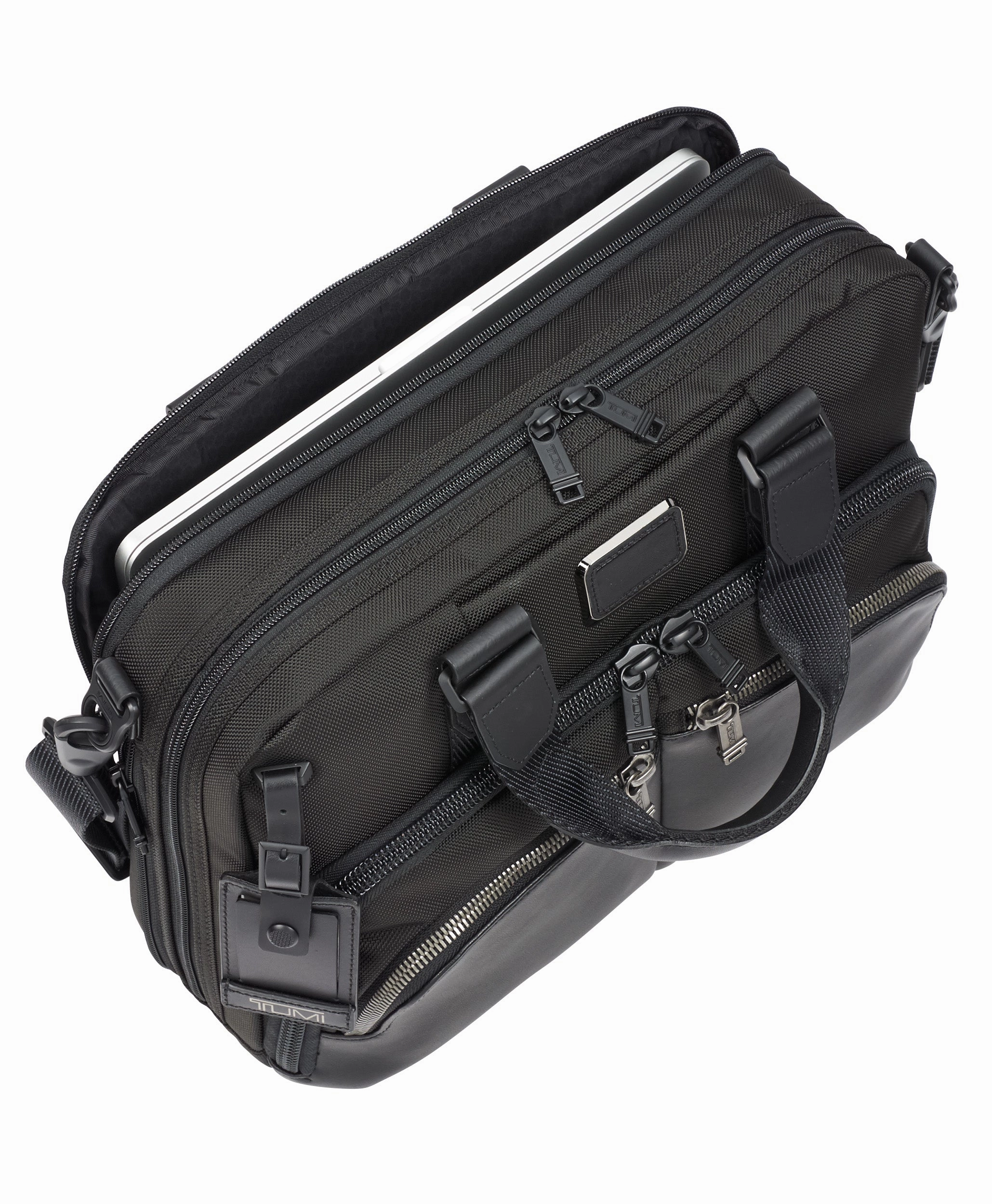 TUMI Alpha Bravo Albany Slim Commuter Briefcase
