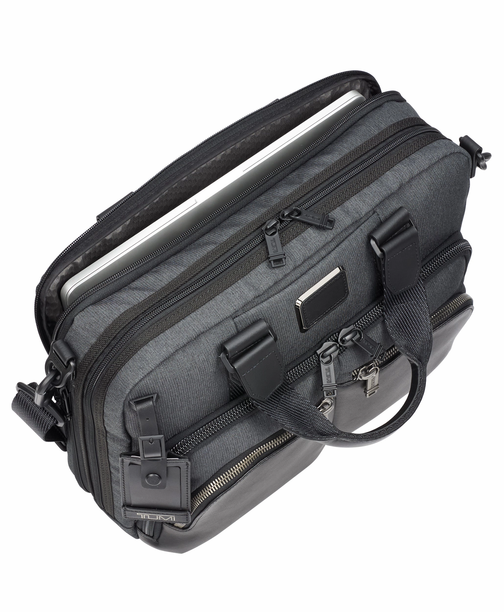 TUMI Alpha Bravo Albany Slim Commuter Briefcase