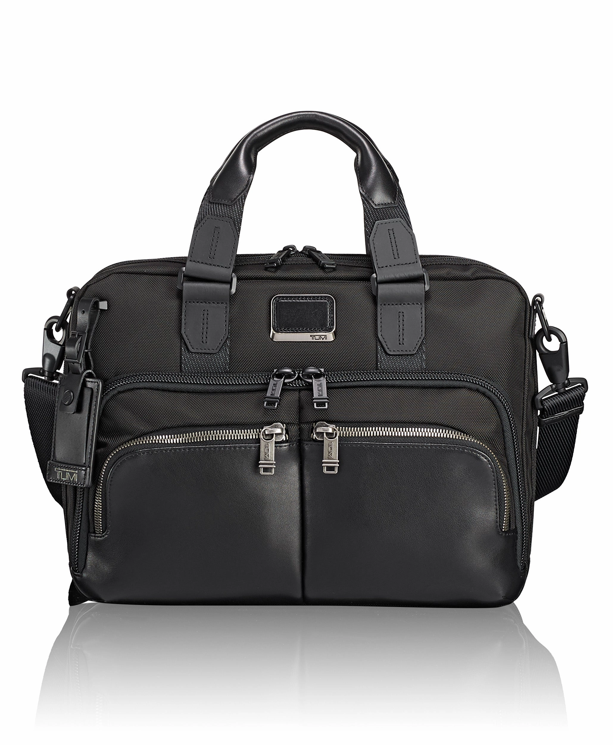 TUMI Alpha Bravo Albany Slim Commuter Briefcase