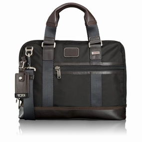 TUMI Alpha Bravo Men's Earle Compact Brief Hickory