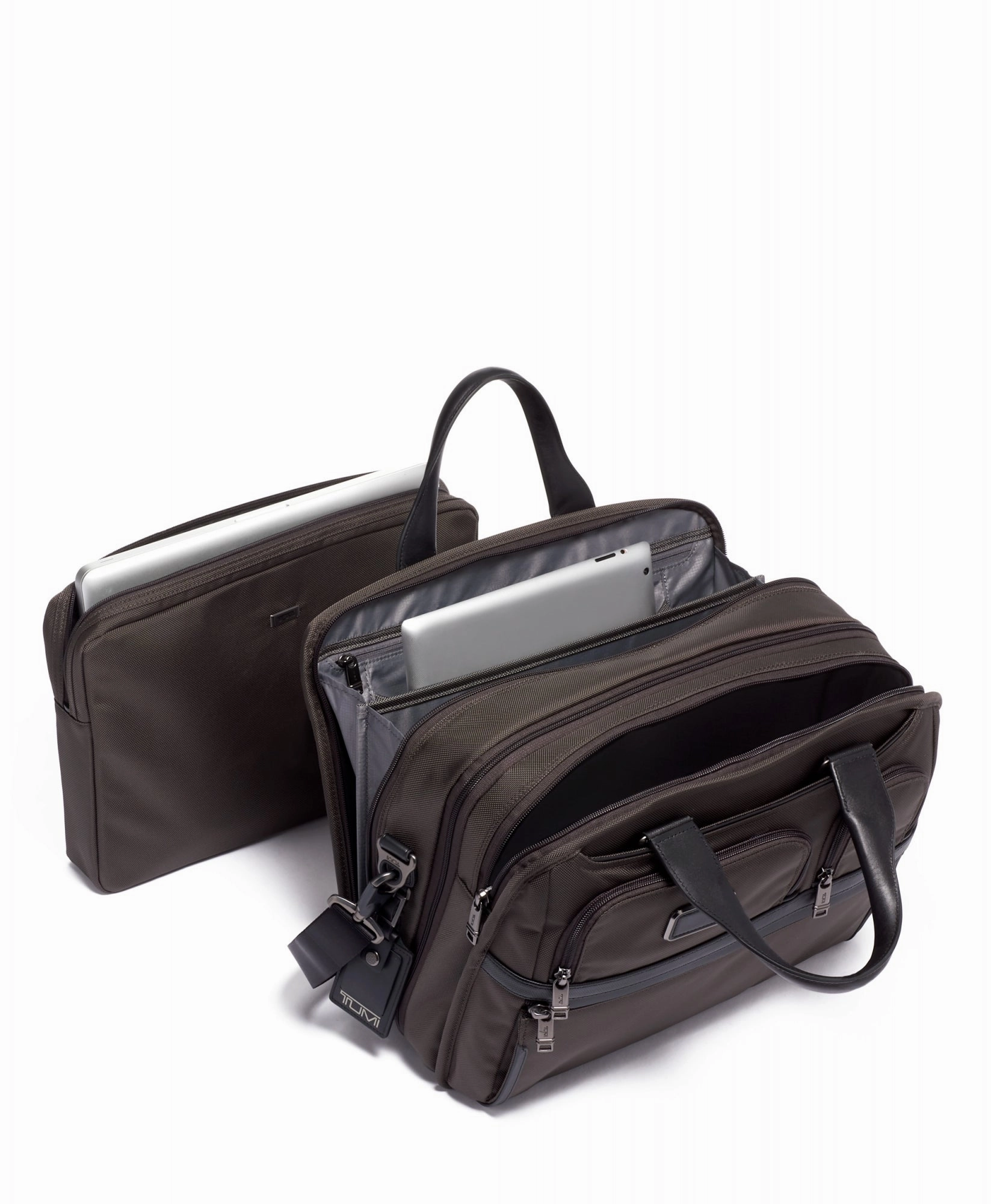TUMI Alpha Expandable Organizer Laptop Brief