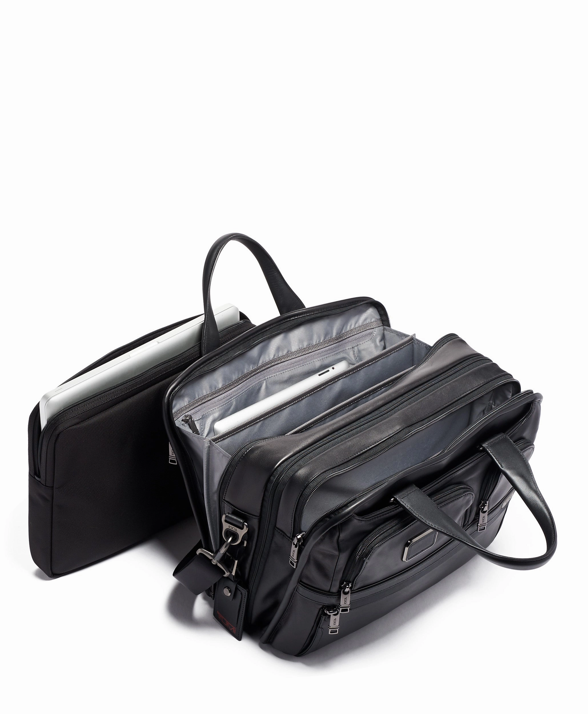 TUMI Alpha Expandable Organizer Laptop Brief