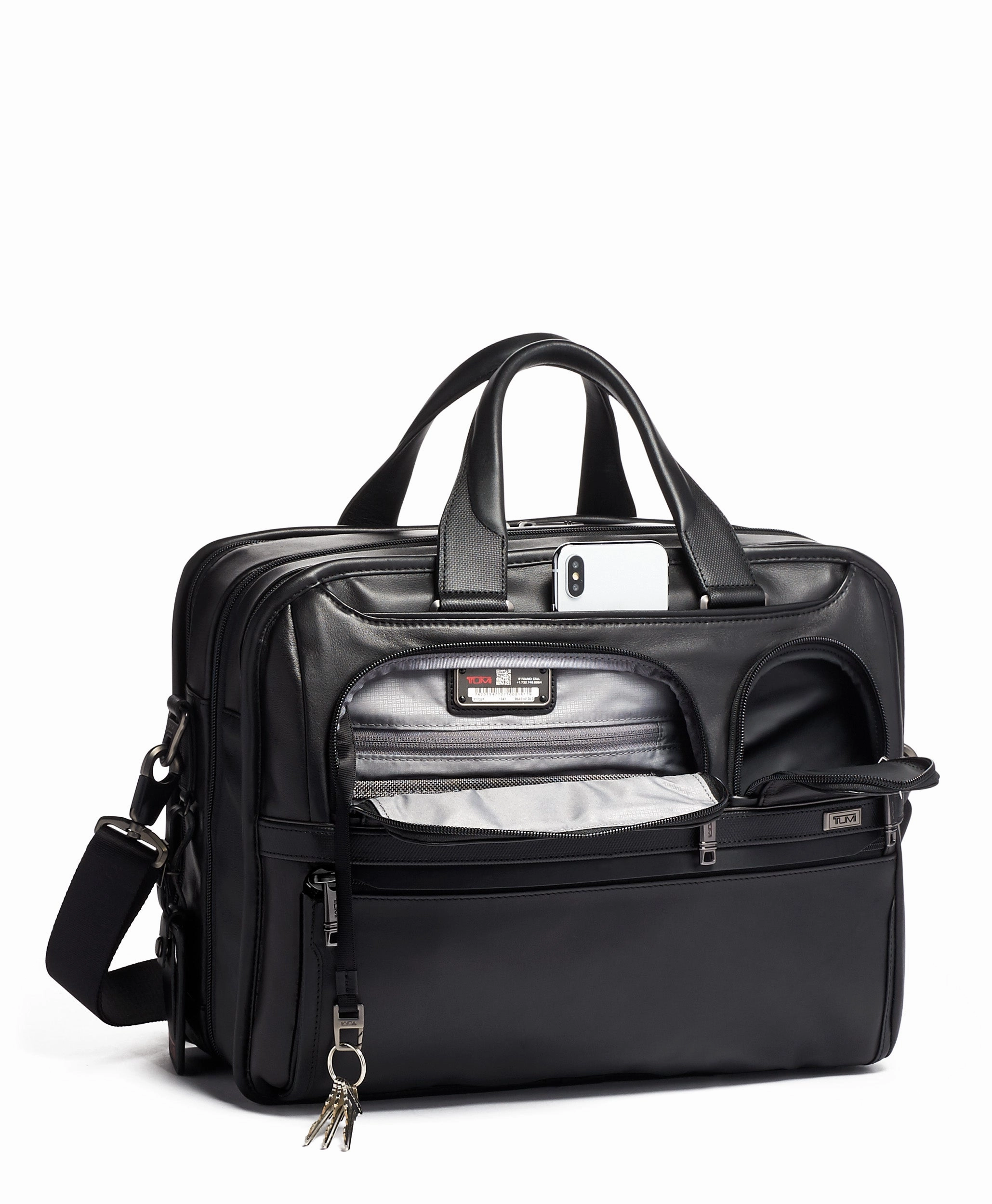 TUMI Alpha Expandable Organizer Laptop Brief