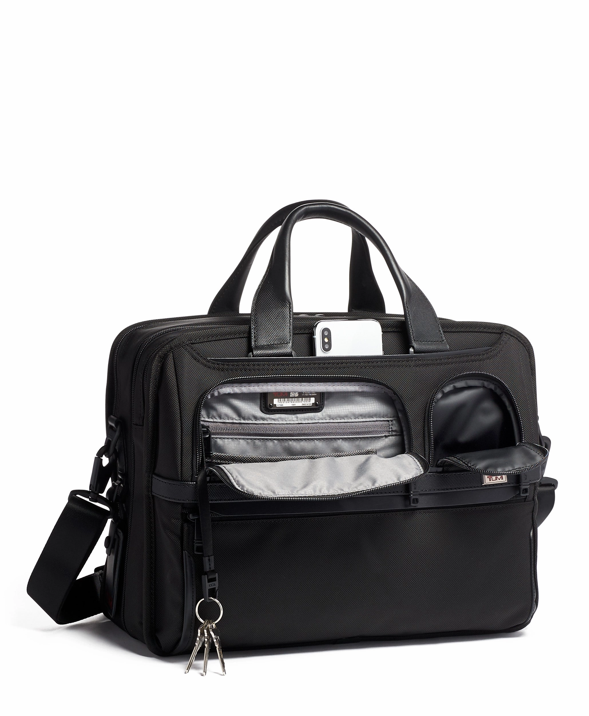 TUMI Alpha Expandable Organizer Laptop Brief