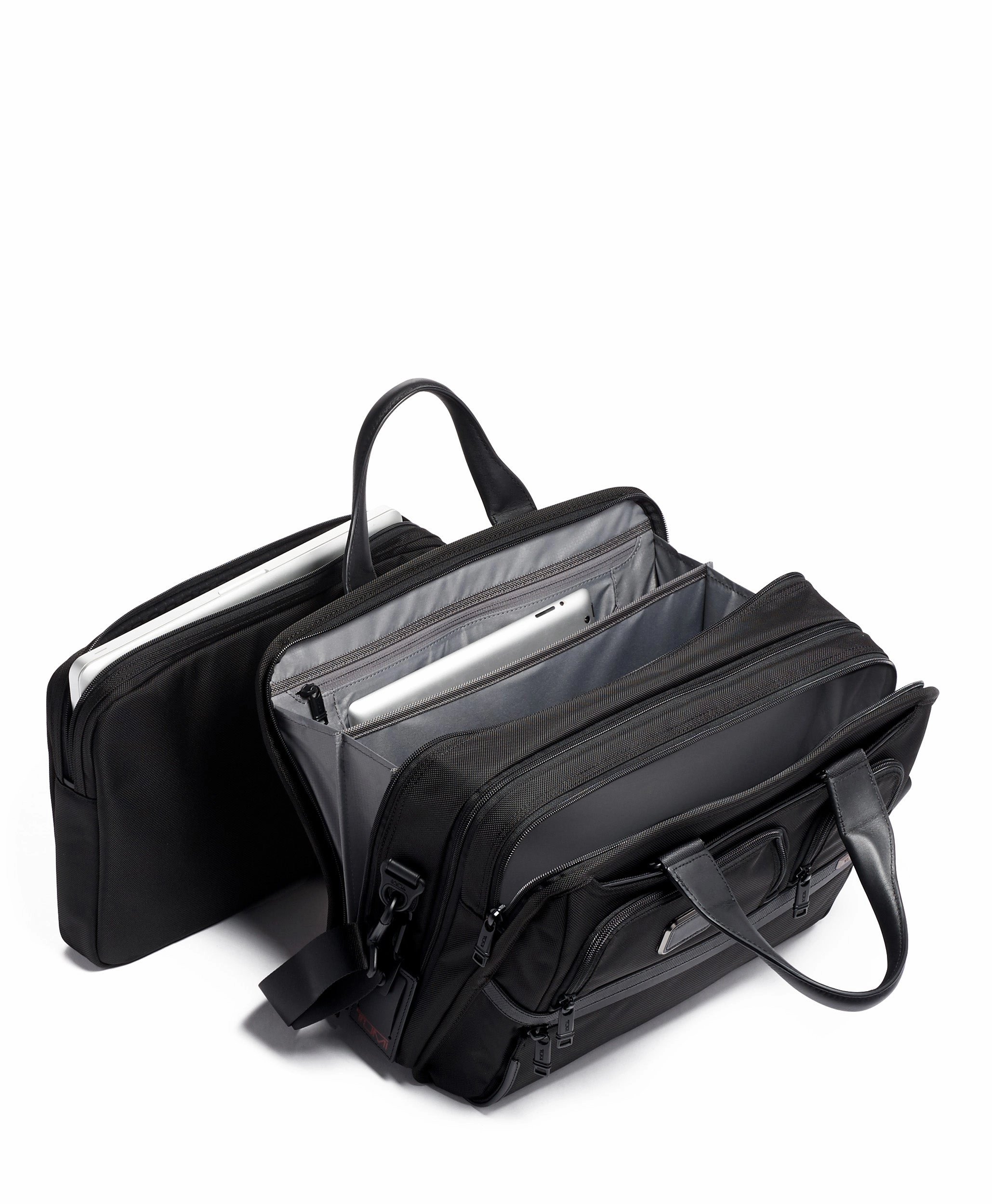 TUMI Alpha Expandable Organizer Laptop Brief