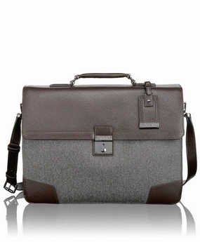 TUMI Astor Men's Dorilton Slim Flap Brief Earl
