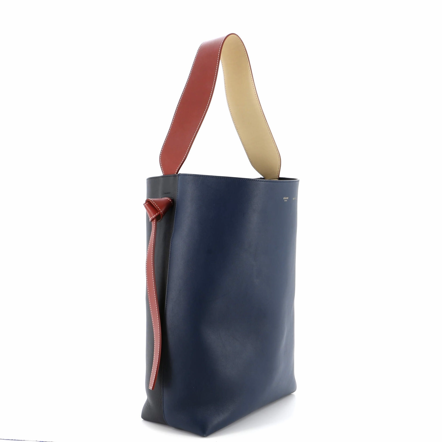 Twisted Cabas Tote Calfskin Small
