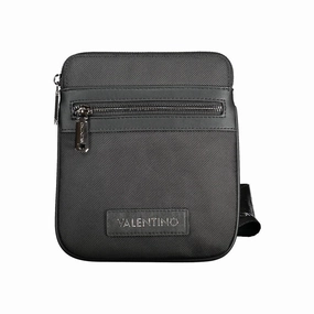 Valentino Bags Black Polyethylene Shoulder Men's Bag