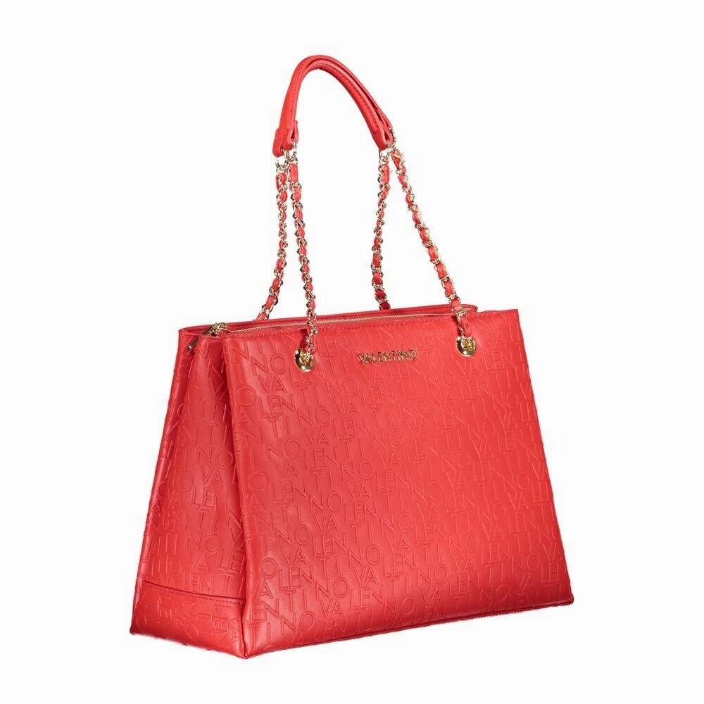 Valentino Bags Red Polyethylene Women's Handbag