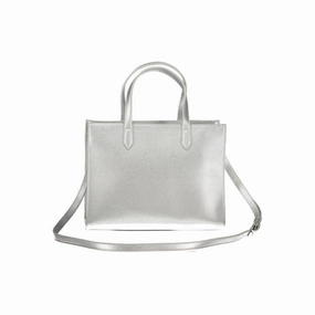 Valentino Bags Silver Polyethylene Women's Handbag