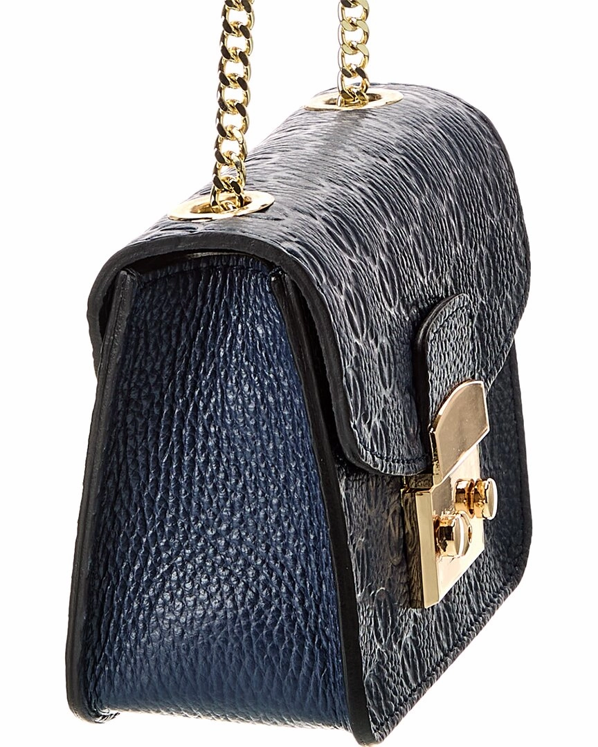 Valentino by Mario Valentino Bijou Dollaro Monogram Leather Crossbody