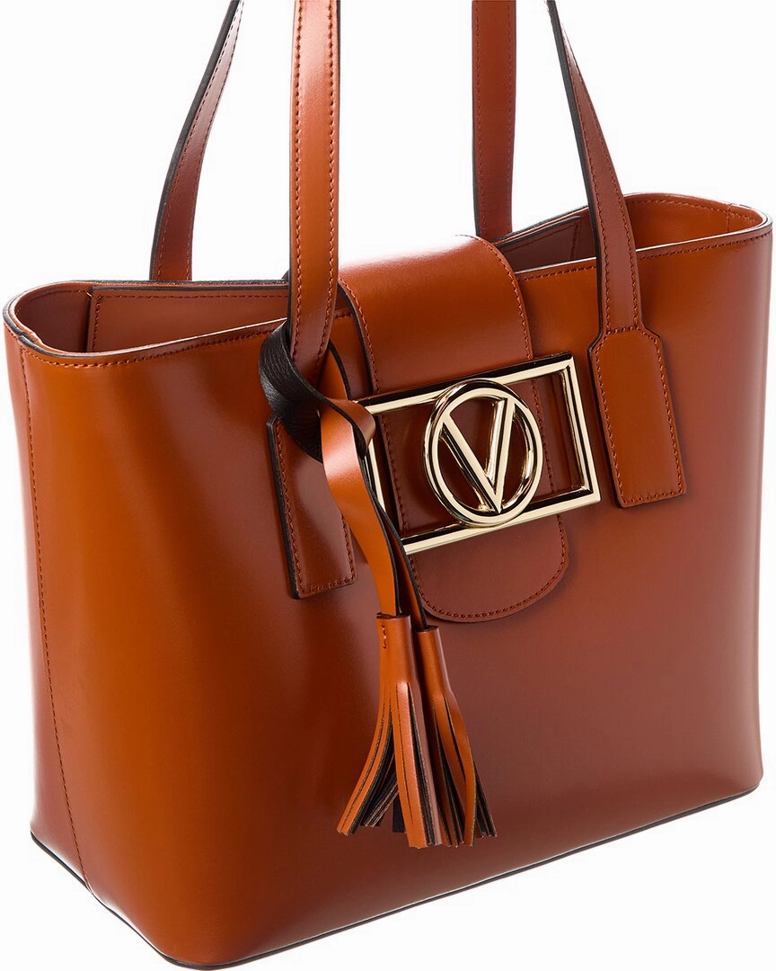 Valentino by Mario Valentino Delphine Super V Leather Tote