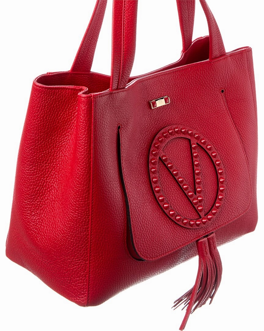 Valentino by Mario Valentino Estelle Rock Leather Tote