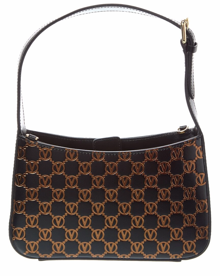 Valentino by Mario Valentino Kai Monogram Leather Crossbody